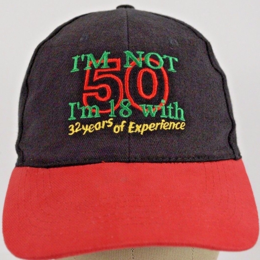 I'M NOT 50 MEN'S ADJUSTABLE HAT